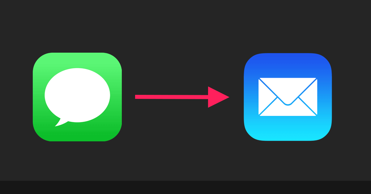 Miten tekstiviestit lähetetään sähköpostiin?
