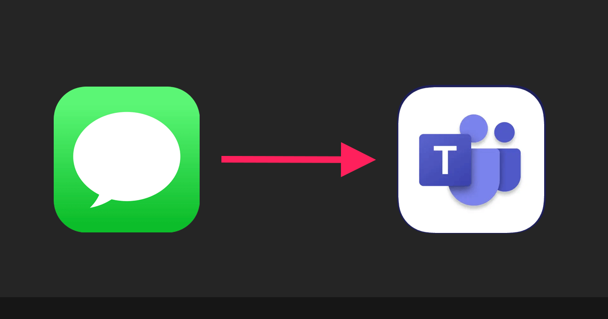 Miten tekstiviestit lähetetään Microsoft Teamsiin?